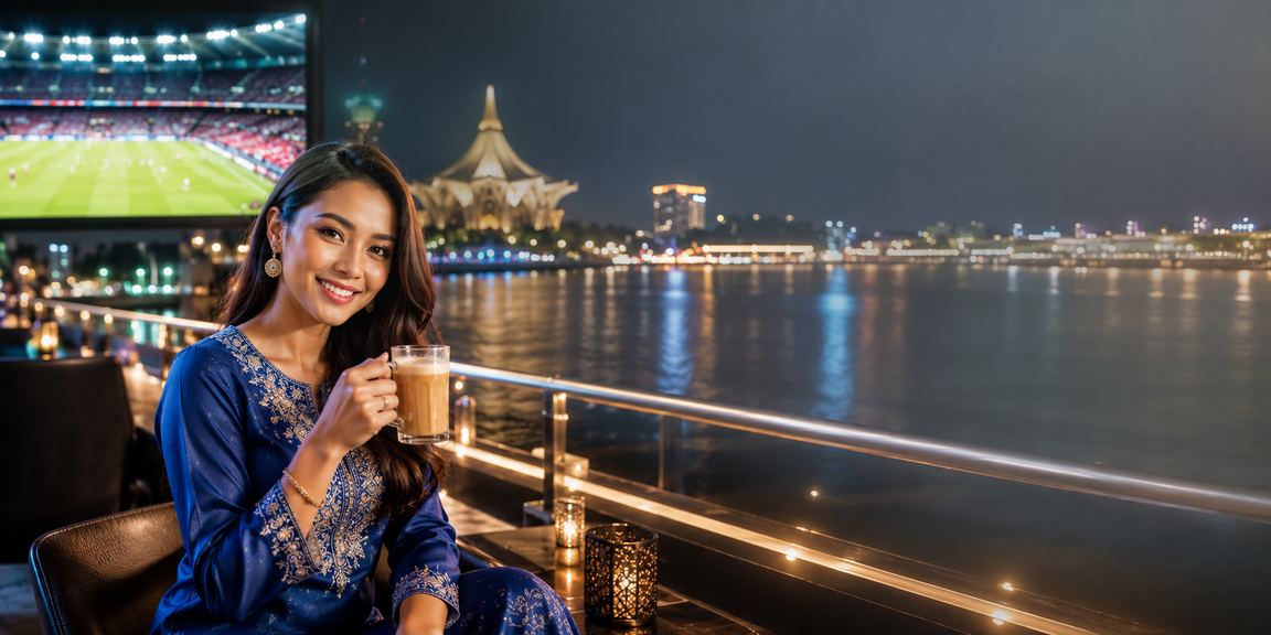 Pengguna Kuching menggunakan aplikasi pertaruhan football mainslot88 di peranti mudah alih